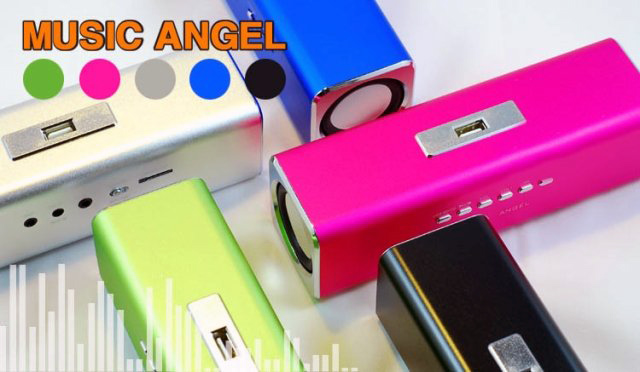 Music Angle Sports MP3 Player Mini Speaker -TF/USB-FM